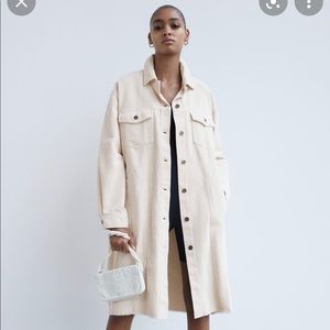 NWT Zara corduroy overshirt